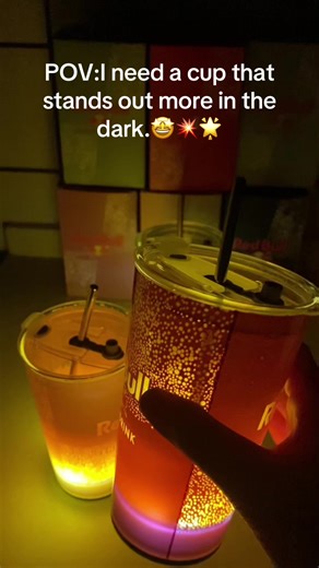 14oz Red Bull LED Glow Cup for Festive Parties