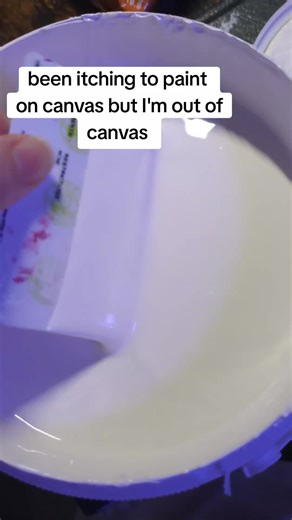 Creative Acrylic Painting on Repurposed Canvases