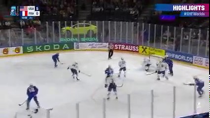 Cutter Gauthier achieved a hat trick and a total of 7 points in USA's game against France! Here are the highlights! #IIHFWorlds USA Hockey Equipe de France de Hockey sur Glace | International Ice Hockey Federation (IIHF)