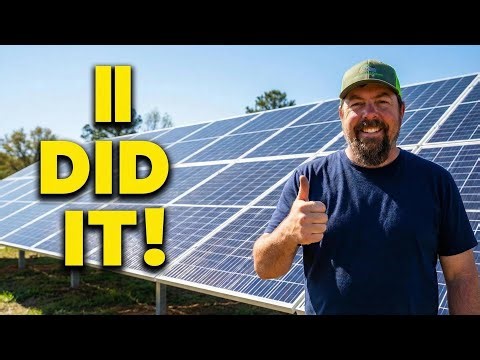 I Installed My Own Solar Panel System (First Time DIY!)