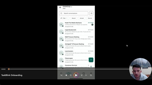 TaskBlink App Onboarding