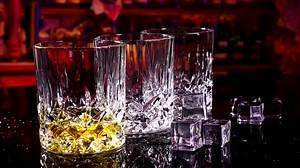 Whiskey Glasses Set of 6, Rocks Glasses, 10 oz Old Fashioned Tumblers for Drinking Scotch Bourbon Whisky Cocktail Cognac Vodka Gin Tequila Rum Liquor Rye Gift for Men Women at Home Bar