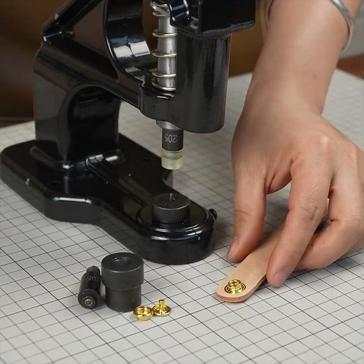 Hand Tools-Leather Button Press #handmade #leathercompany #leathercraft #diy