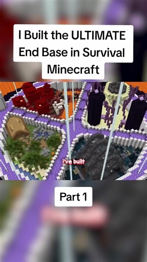 I Built the ULTIMATE End Base in Survival Minecraft
