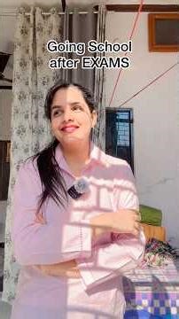 Students going to school after exams be like😈 #youtubeshortsindia #comedy #trendingshorts #viral