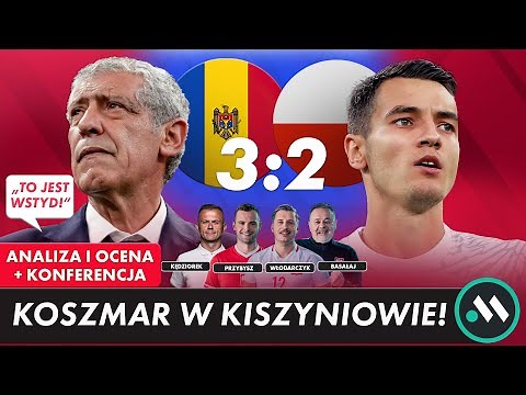 MOŁDAWIA - POLSKA 3:2! KOMPROMITACJA REPREZENTACJI! KONFERENCJA SANTOSA + STUDIO I ANALIZA