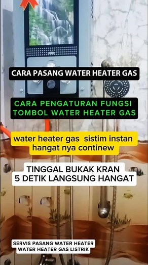 How to Install a Gas Water Heater #installwaterheater #shorts