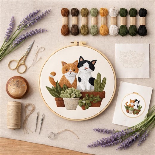 Beginner Embroidery Kit – DIY Needlework Set - Etsy