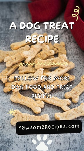The natural sweetness of the applesauce pairs perfectly with the nutty flavor of peanut butter, while cinnamon adds a comforting warmth for a treat your dog will enjoy. #dogtreats #healthydogtreats #homemadedogsnacks #dogrecipes #pawsomerecipes https://pawsomerecipes.com/apple-peanut-butter-dog-treats/ | Pawsome Recipes