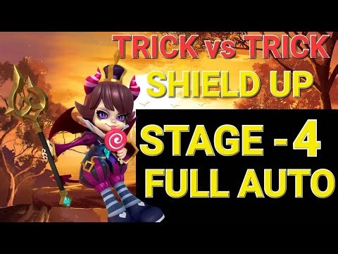 💥 Trick vs Trick Limited Challenge | Stage 4 Full Auto Clear (Shield Up) | Lords Mobile