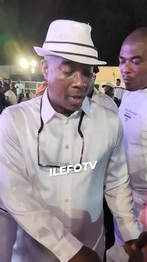 3.5K views · 121 reactions | Moment King Dr wasiu Ayinde Marshall and His lookalike son Goes round the Table to Appreciate His Fans for coming out for his New Year All white Party @kingwasiuayindemarshal @de_hunters_ #ilefotvlivecoverage #wasiuayindeallwhiteparty #ilefotv | ILEFO TV | Facebook