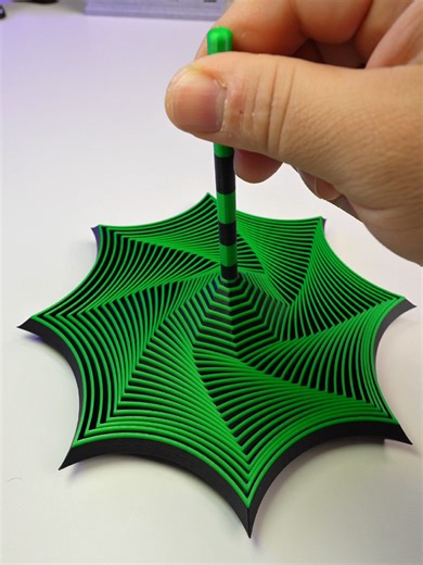 3D Printed Spider Web Fidget 🗃️Model: makerworld 🖨️Printed @Creality official SparkX i7 🧵Filament: @Spectrum Filaments 🧑‍🎨 Designer: Helena 👉STL in BIO👈 #3dprinting #satisfying #fidget