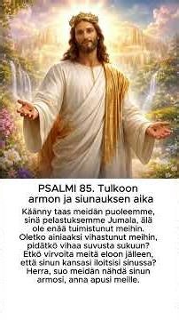 085 PSALMI Tulkoon armon ja siunauksen aika #psalmi #usko #gospel #worship #musiikki #ylistys