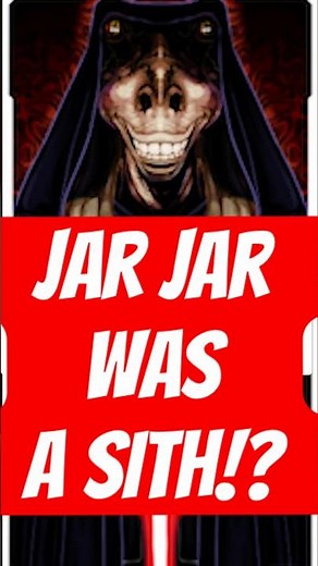 The SITH Trick Jar Jar Used to Fool Everyone #starwars #jarjarbinks