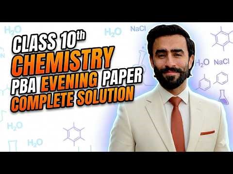 Class 10th Chemistry PBA Evening Paper Complete Solution 2026 | Practical Based Assessment