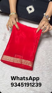 1.1K views · 261 reactions | How to order?: Take a screenshot & sent > Whatsapp +91 9345191239 No cod, No return , no exchange, no refund. 糧Saree name: Vintage style Chinon viscose silk with weaving Border and Beautiful Rich zari pallu and blouse . Fabric type: silk Cost:2500+ shipping 画Wash care: - Dry wash only - Dry it in shades #gandgboutique #glowandglitterboutique #trendingsarees #sareelove #sareestyle | Glow And Glitter Boutique | Facebook
