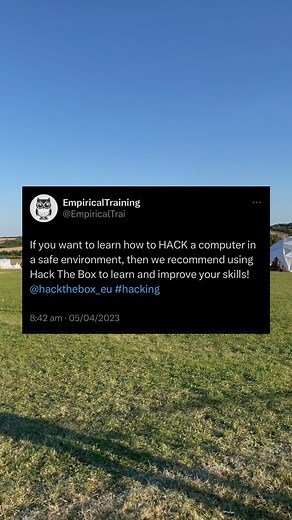 @hackthebox is one of the best resources when it comes to learning how to hack in a safe environment! #hacking #cybersecurity | empiricaltraining