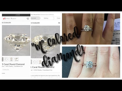 James Allen review | all about my M colored diamond