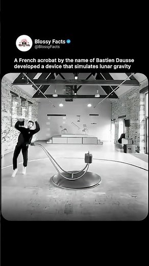 This French Acrobat Built A Real Lunar Gravity Simulator