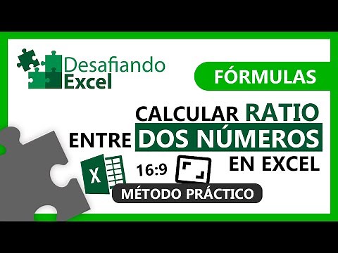 Calcular RATIO entre DOS NÚMEROS en Excel | Fórmulas de Excel #77