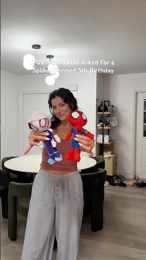 POV: Your Twins Asked For a Spidey Themed 5th Birthday#twinmom #twinsbirthday #spidey #birthdaydecor