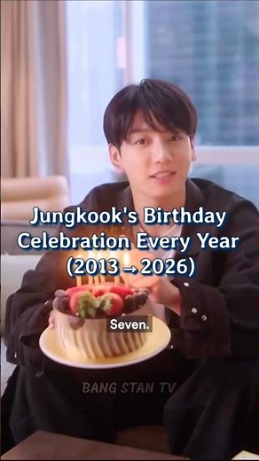 Jungkook's Birthday each year (2013-2026) ✨#jungkook #btsjungkook #live #bts #btsshorts #2026 #kpop