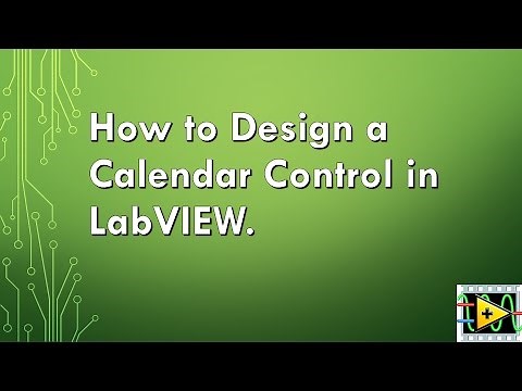 How To Design a Calendar Control in LabVIEW