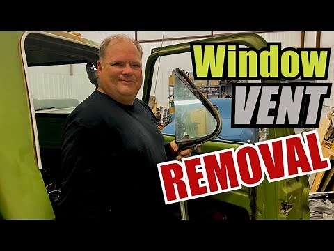 Easy Removal of Door Vents and Window On 1973 - 1979 Ford F- Series Trucks