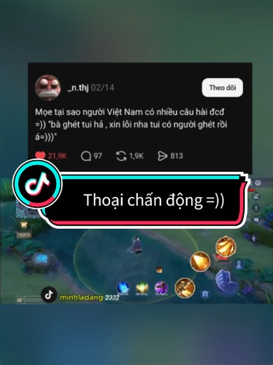 Tụi mày thoại cái gì vậy =)) #threads #topcomment #lienquan #minhladang2002 #xuhuong