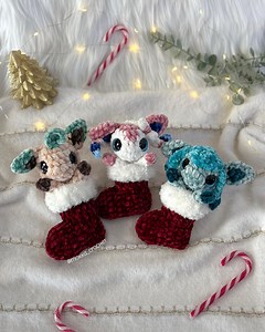 PACK Evolution Plushies - Handmade Crochet - Christmas Gift - Etsy