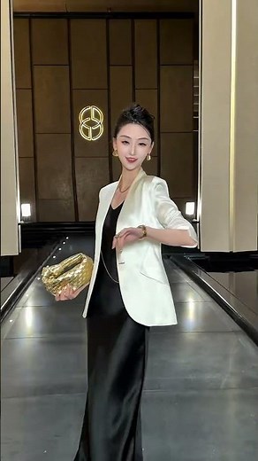 Beautiful silk smooth satin clothes set