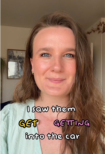 If you’d like to study with me, click the link in my bio for my British pronunciation course! 🇬🇧 This lesson is the difference between hear/see/watch base verb or ING! #english #learnenglish #englishgrammar #englishlesson #grammarlesson