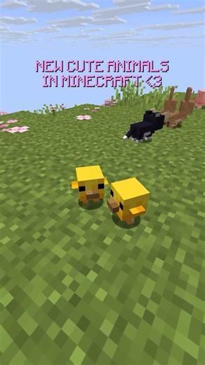 New cute animals in #minecraft