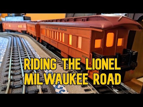 Riding along on Lionel's Milwaukee Road passenger cars