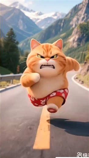 Orange cat #trendingshorts #viral #crazyvlog #shorts