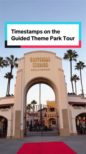 There's no better way to spend a day at Universal than on a Guided Theme Park Tour. #UniversalStudiosHollywood #themepark #timestamps #guidedtour
