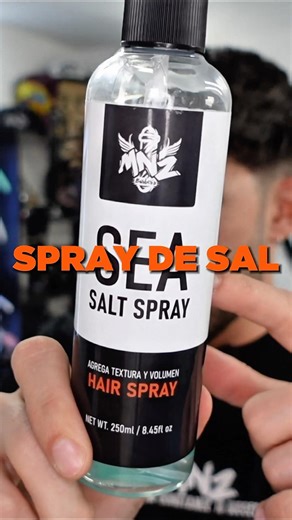 Spray de sal para ganar volumen, densidad y textura en tu pelo 💦