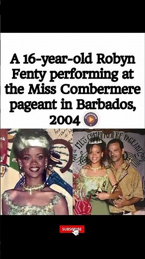A 16-Year-Old Robyn Fenty Performing 👑🎤 | Rihanna's Early Talent#rihanna #shorts