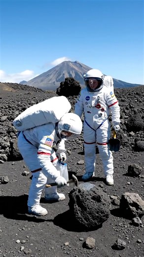 1.1M views · 14K reactions | Astronauts Collect Rocks in Hawaii for Moon Training 1 #space #science #earth #BOOMchallenge #NASA #hubble #JWST #SpaceX #science #fact #solarsystem #cosmos #fblifestyle | Beyond the Stars | Facebook