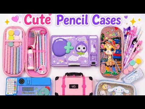 Filling 6 Cute Pencil Cases With Kawaii Stationery ✨#schoolsupplies