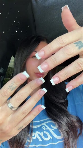 How to Get Square French Tip Nails — Simple Transition Tips