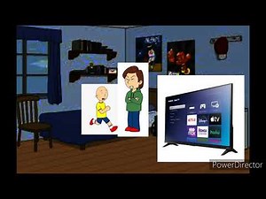Caillou Blasts Loud Music At 3AM and gets grounded (goAnimate Show)