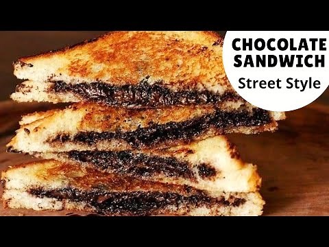 Chocolate Sandwich Recipe – Street Style Chocolate Sandwich at Home (Hindi)