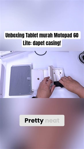 Unboxing the Motopad 60 Lite budget tablet: got a case!