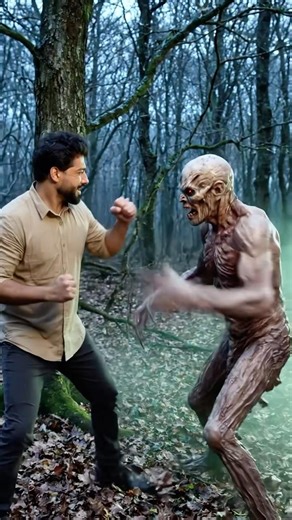 Fight with Zombie at Amazon Forest #horror