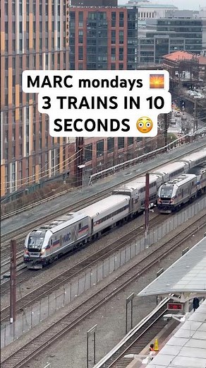 MARC Trains in Action 🚆 | DC Rail Compilation
