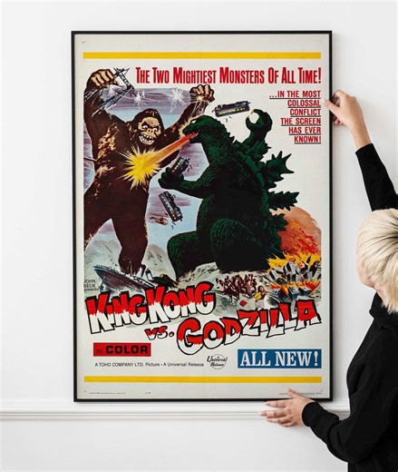 Five Vintage 50s Sci Fi Movie Posters – Classic 1950s Monster Film Prints, Retro Horror Cinema PRINTABLE DOWNLOAD - Etsy UK