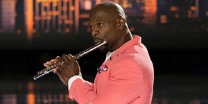 Watch America's Got Talent's Terry Crews Strip And Play The Flute In Pec-Jumping Performance