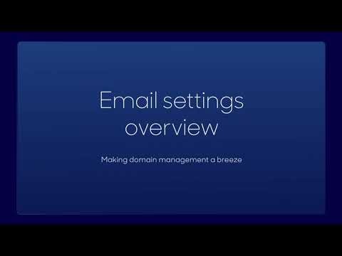 How to Configure Email Settings in the OpenSRS Reseller Control Panel