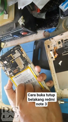 cara membuka tutup belakang redmi note 3 #fyp #backcover #tutorial